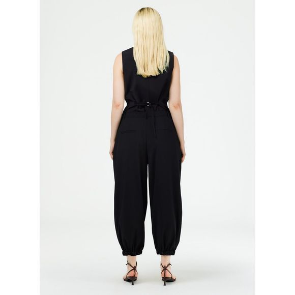 Tropical Wool Pleated Balloon Pant - Long - Picture 3 of 9